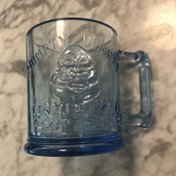 Vintage Humpty Dumpty Nursery Rhyme Glass - Picture 4 of 6